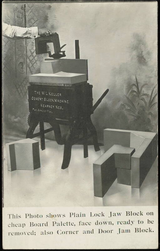 W.L. Keller Cement Block Machine, Kearney, Nebraska