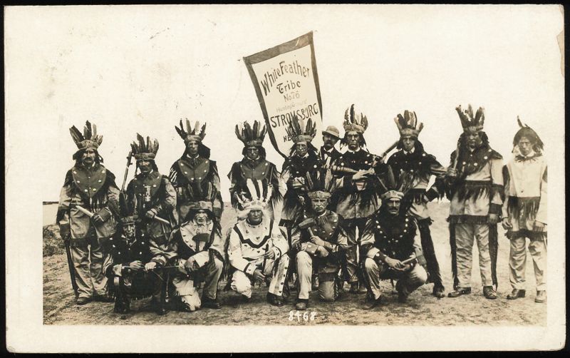 White Feather Tribe No. 76 Members in Stromsburg, Nebraska