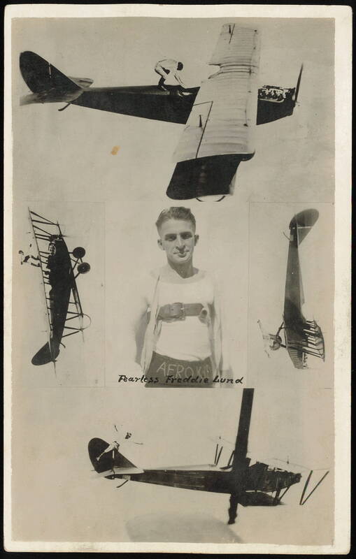 Fearless Freddie Lund Stunt Pilot Aerobatics Aviators
