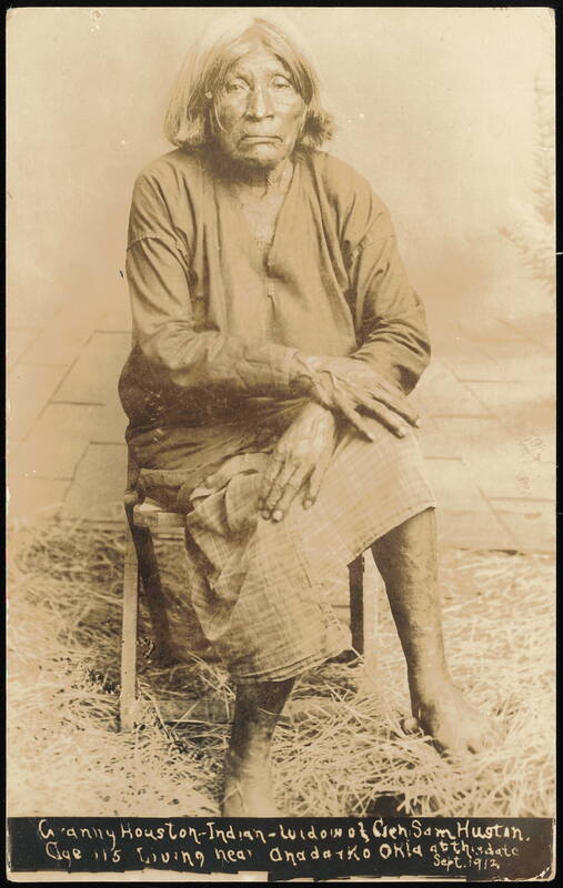 Granny Houston, Widow of Gen. Sam Houston, Anadarko, OK Oklahoma
