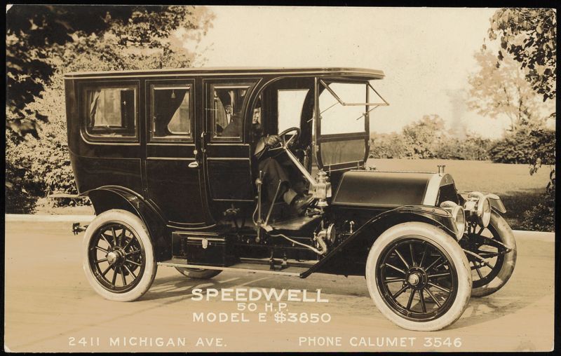 Speedwell 50 H.P. Model E Automobile Chicago Illinois
