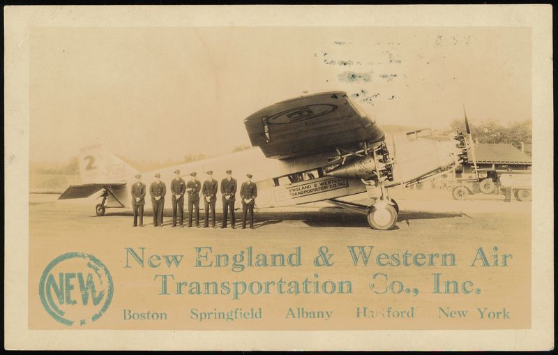 New England & Western Air Transportation Co. Ford Tri-Motor Boston Massachusetts