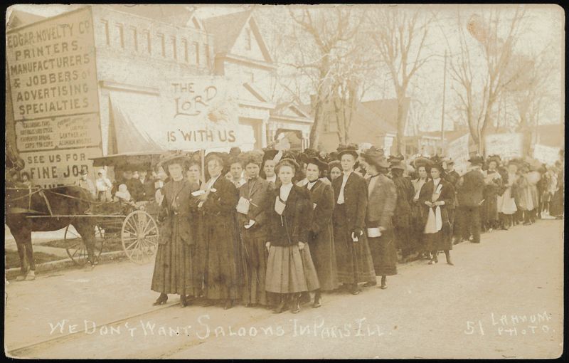 Anti-Saloon League Parade, The Lord Is With Us Paris Illinois