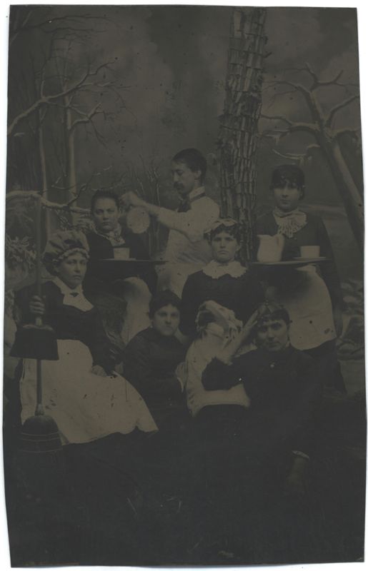 Theater Cast, Dressed as Servants Theatre