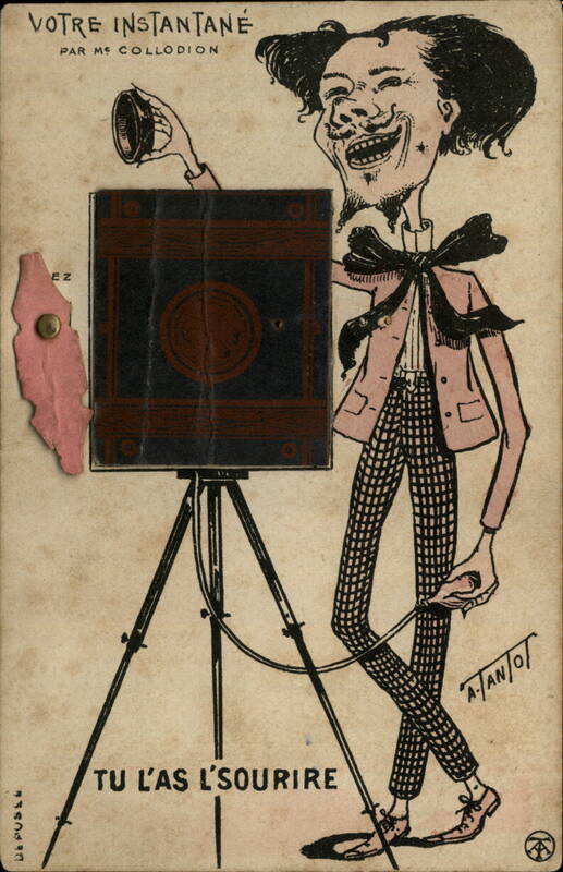 French Votre Instantane Par Mc Collodion Caricature Illustration