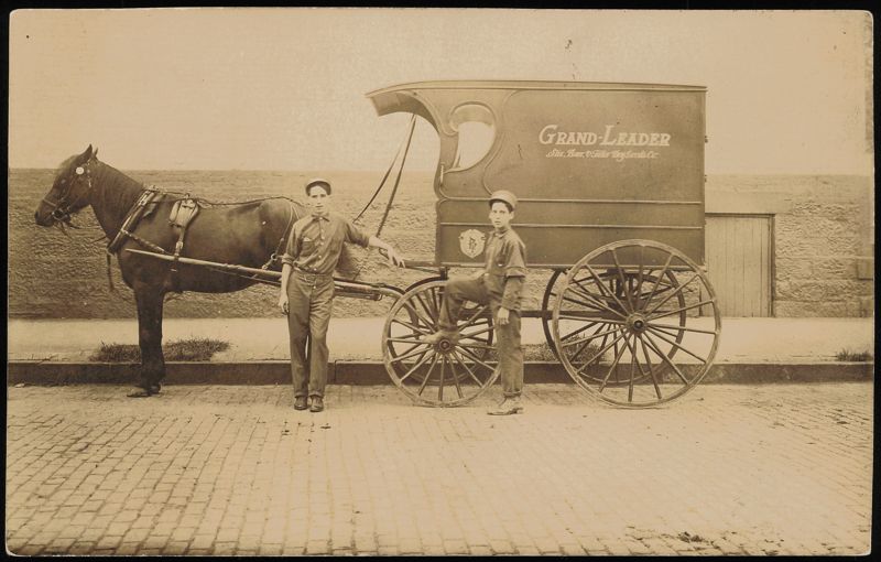Grand-Leader Stix, Baer & Fuller Delivery Wagon St. Louis Missouri