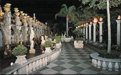 North Garden at Night, Kapok Tree Inn Postcard