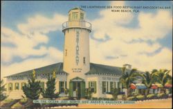 The Lighthouse Sea Food Restaurant and Cocktail Bar Postcard