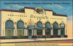 Boggio's Parisienne Rotisserie Restaurant, Denver, Colorado Postcard