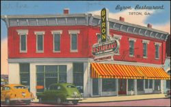 Byron Restaurant, Coffee with a Personality Postcard