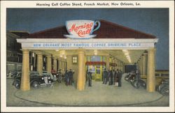 Morning Call Coffee Stand, French Market Postcard