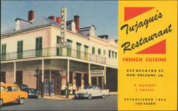 Tujague's Restaurant, 823 Decatur St., New Orleans Postcard