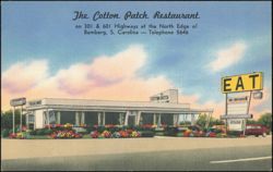 The Cotton Patch Restaurant and Steak House, Bamberg, SC Postcard