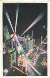 World Premier at Grauman's Chinese Theatre, Hollywood Postcard