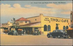 Tivoli Cafe and Night Club, Juarez, Mexico Postcard