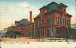 Union Depot, Kansas City, Missouri Postcard
