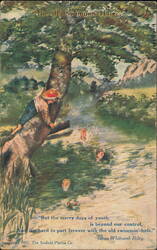The Old Swimmin'-Hole by James Whitcomb Riley Postcard
