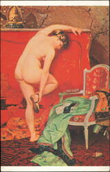 La Sandale by H. Montassier, Salon de Paris Art Postcard