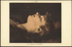 Le Modèle Endormi by J.-J. Henner Postcard