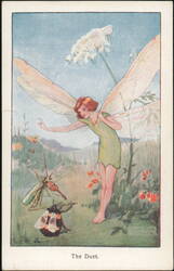 Fairy and Insects Playing Music, The Duet Postcard