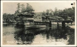 Sugar Bowl, Lower Dells, Wisconsin River Boat Tour Postcard