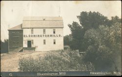 Bloomington Mills, Bloomington, Nebraska Postcard