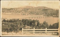 Hood River-White Salmon Bridge over Columbia River Postcard