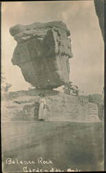 Balance Rock, Garden of the Gods, Colorado Springs Postcard