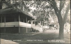 Babcock Cottages, Manhattan Beach, West Lake Okoboji Postcard