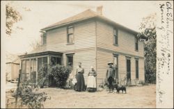 Elmlawn Farm Home of J.F. Tobey, Sheridan, Missouri Postcard