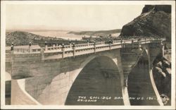 Coolidge Dam on U.S. 180, Arizona Postcard