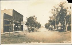 Main Street Scene, Hagerman, New Mexico Postcard