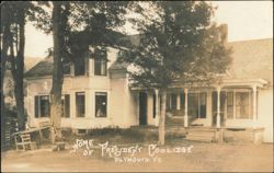 Home of President Calvin Coolidge, Plymouth, Vermont Postcard