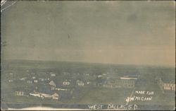 West Dallas, South Dakota Street View Postcard