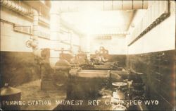 Midwest Refining Company Pumping Station in Casper, Wyoming Postcard