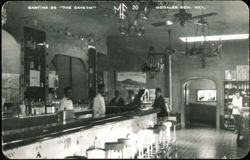 Cantina de The Cavern Interior, Nogales, Sonora, Mexico Postcard