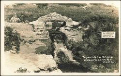 Big Springs, Scott County State Park, Kansas Postcard