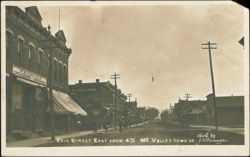 Erie Street East from 4th, Missouri Valley, Iowa Postcard
