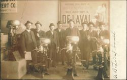 De Laval Cream Separator Sales Team Group Portrait Postcard