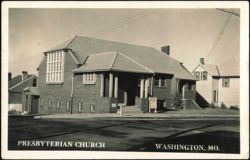 Presbyterian Church, Washington, Missouri Postcard