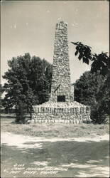 Camp Funston Memorial, Fort Riley, Kansas Postcard