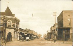 Stoddard Street Looking East, Dexter, Missouri Postcard