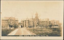William Woods College Campus View, Fulton, Missouri Postcard