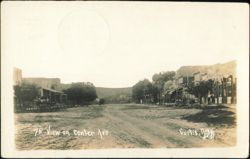 View on Center Avenue, Curtis, Nebraska Postcard