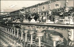 Cowboy Bar Interior, Jackson, Wyoming Postcard
