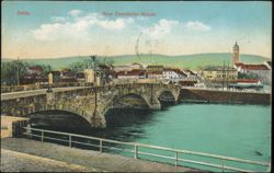 Neue Camsdorfer Brücke, Jena, Germany Postcard