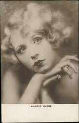 Mildred Wayne Portrait, Berlin 1929-30 Postcard