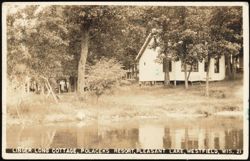Linger Long Cottage, Polacek's Resort, Pleasant Lake Postcard