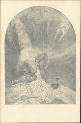 Polibek Jara by Alfons Mucha, Krasoumná Jednota Art Print Postcard