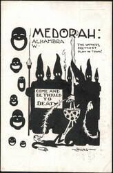 Medorah Comic Opera at Alhambra Theatre London Postcard